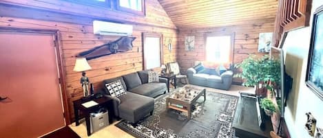 Living Room with sleeper sofa