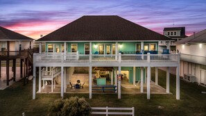 Witness breathtaking sunsets from the comfort of our beach house!