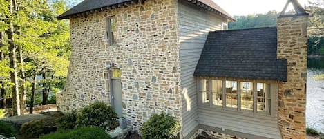 The stone facade makes this the most recognizable home in Point William