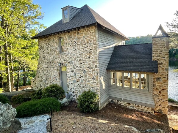 The stone facade makes this the most recognizable home in Point William