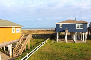 Beach view from the deck