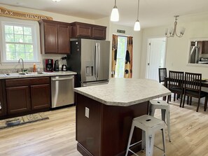 Plenty of room for dining
