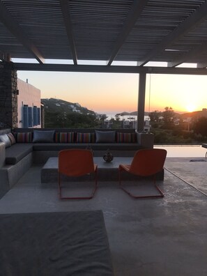 just before the sunset
