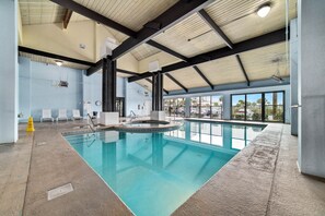 Indoor pool and hot tub