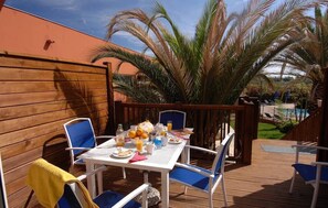 Enjoy some fresh air on the private balcony or terrace.