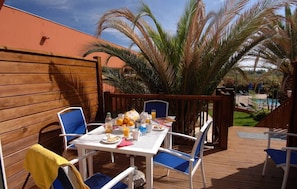 Enjoy some fresh air on the private balcony or terrace.