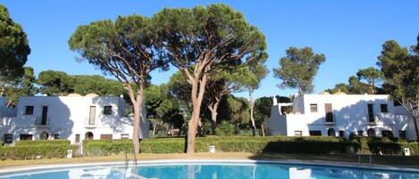 Acqua, Cielo, Pianta, Proprietà, Costruzione, Piscina, Albero, Azzurro, Shade, Architettura