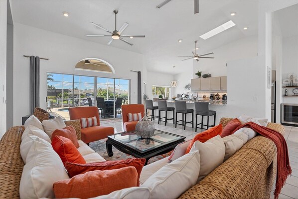 Beautiful Punta Gorda Isles waterfront home with private pool
