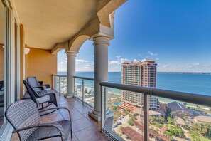 Balcony | 19th-Floor Unit | Single-Story Condo