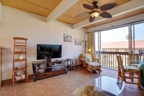 Living Area | Sleeper Sofa | Dining Table | Access to Balcony
