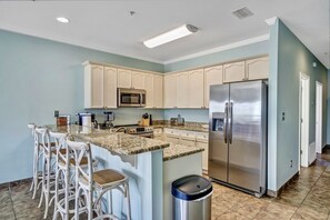 Fully stocked kitchen - blender, coffee maker and anything else you may need!
