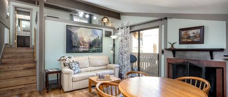 Furniture, Indoors, Living Room, Hardwood, Dining Room
