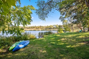 Two kayaks available for use (life jackets included). 