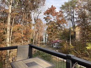 Seasonal water view from the front porch 