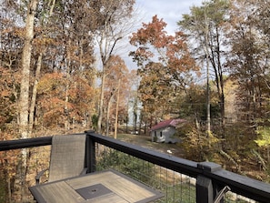 Seasonal water view from the front porch 