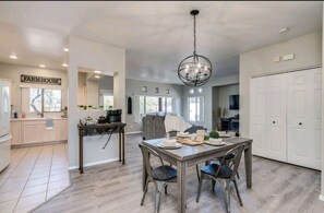 Dining area and coffee bar