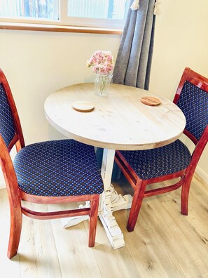 Seating area for meals