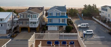View of Rooftop Deck and ocean views