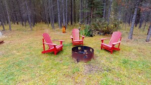 Firepit outside for them to enjoy.