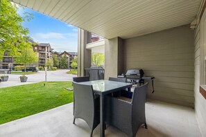 Private, walkout patio & BBQ