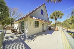 Plenty of deck space to enjoy the beautiful weather