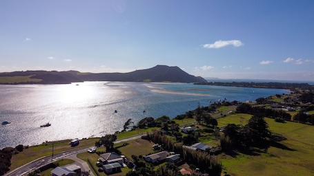 Houhora harbour with Mt Camel in the background