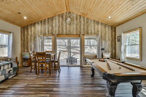 Game room/living room 2 with door to back porch