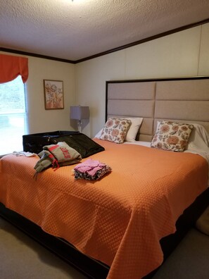 Master  bedroom  welcomes your stay.