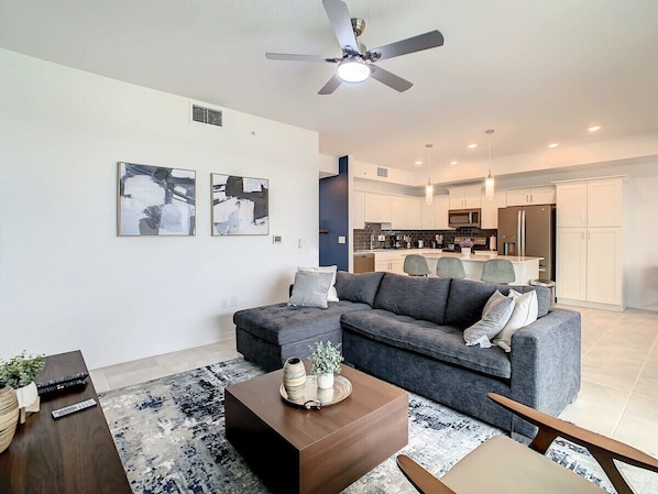 Feel like home and enjoy the couch!