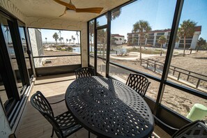 Patio overlooking grounds