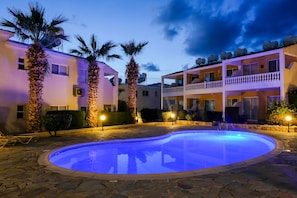 Communal Pool at Dusk 