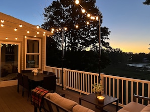 Summer evening on the deck