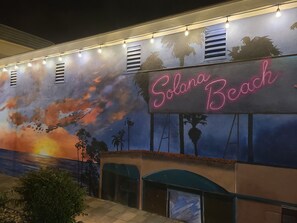 Resort Mural by the Pool