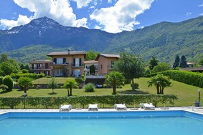 The pool and the property