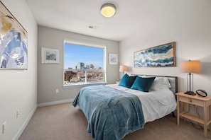 Bedroom #2 with astonishing views of Salt Lake City