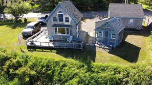 Cottages are historic, quaint  circa1900 sardine cannery workers' houses. 