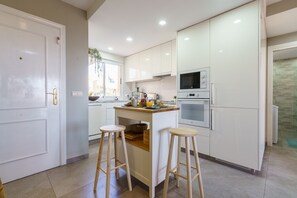 Open kitchen with all utilities