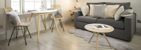 Living space overlooking George Street