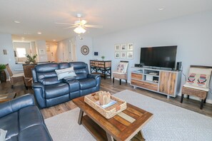 St. Augustine Ocean Front Rentals Living Room