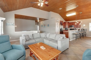 2nd Floor - Open-plan living zone