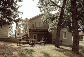 Lower Entrance and Fire Pit Area