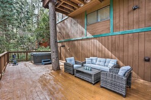 Spacious Deck | Private Hot Tub | Lounge Furniture