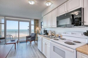 Kitchen with full size appliances