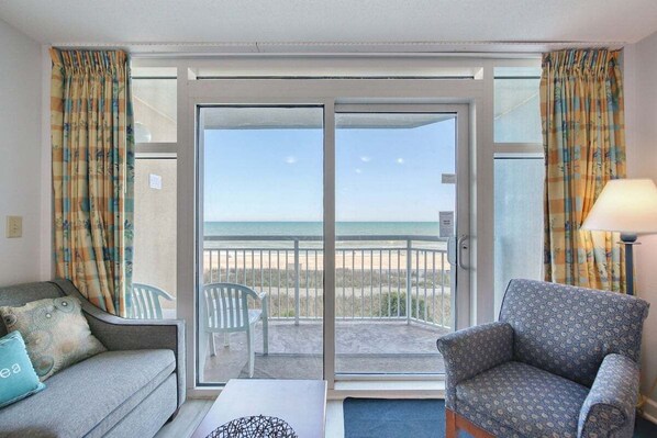 Open your Balcony Door to your Private Oceanfront Balcony