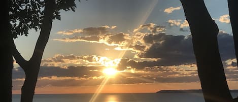 Balcony sunset views!