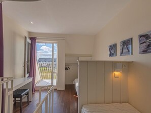 Drift to sleep in a comfortable bed after a wonderful day outside. Bedding configurations vary.