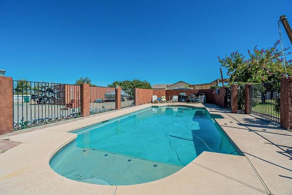 After a day of adventures, relax by the pool and beat the heat.
