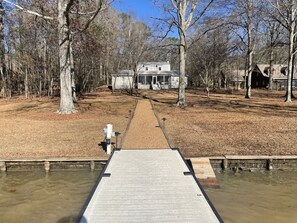 Back of house, view from dock.