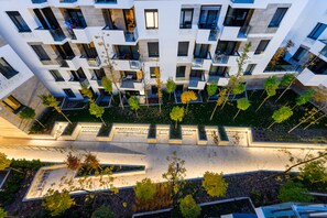Utsikt mot innergård