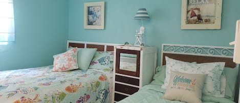 Super Cozy ! Bedroom with 2 Beds- One Full Size and One Twin Bed